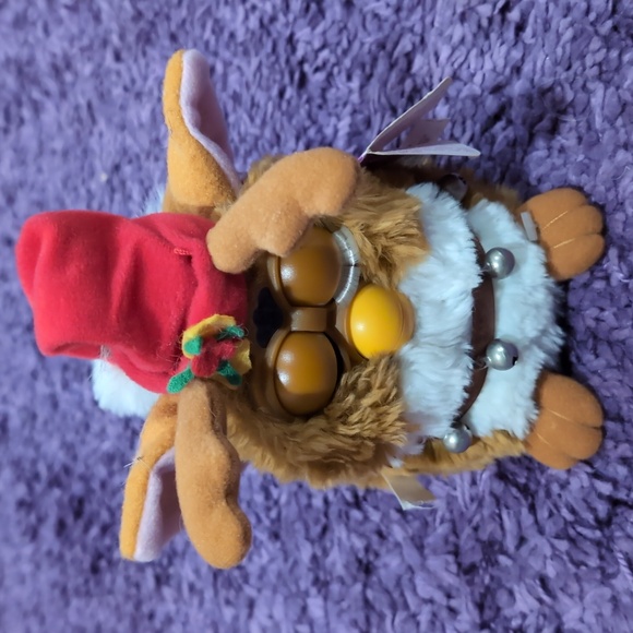 Furby Other - Vintage Reindeer Santa Hat Furby Tiger Toys 1999 Non Working